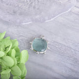 Labradorite Silver Pendant Necklace CZ Star Jewelry Women
