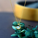 Gold-plated Opal Star Moon Pendant Necklace for Women