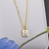 Heart Lock Opal Pendant Necklace 14k-gold Plated
