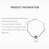 Ocean Wave Ripple Crystal Bracelet