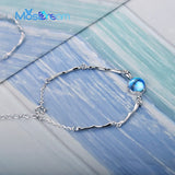 Ocean Wave Ripple Crystal Bracelet