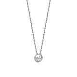 925 Sterling Silver Sea Moon Pendant Necklace for Women