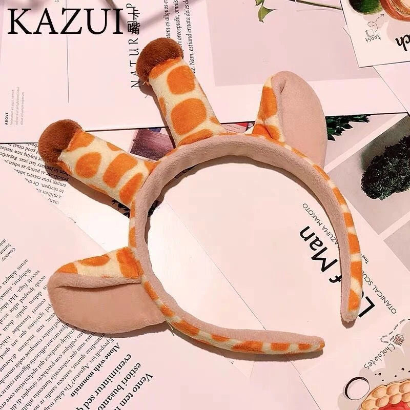 Giraffe Antlers Fur Headband, Fun and Stylish Accessory