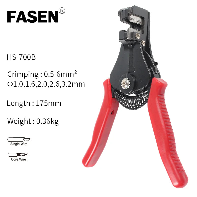 IWS-0822/HS-700B Auto Stripping Pliers Cable Cutter