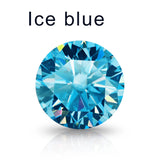 Ice D VVS1 Moissanite 100% Real Lab Gemstone 0.3-20CT