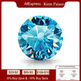 Ice D VVS1 Moissanite 100% Real Lab Gemstone 0.3-20CT