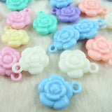 Ice Cream Flower Charm Pendant Acrylic Beads for DIY Kids Jewelry Making