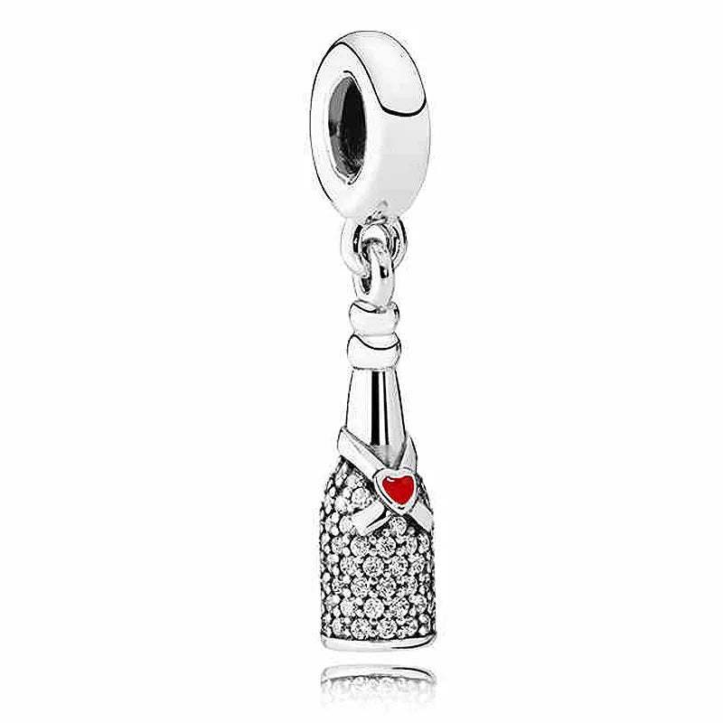 Ice Cream Cone Balloon Clutch Cocktail Pendant 925 Silver Charms