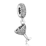 Ice Cream Cone Balloon Clutch Cocktail Pendant 925 Silver Charms