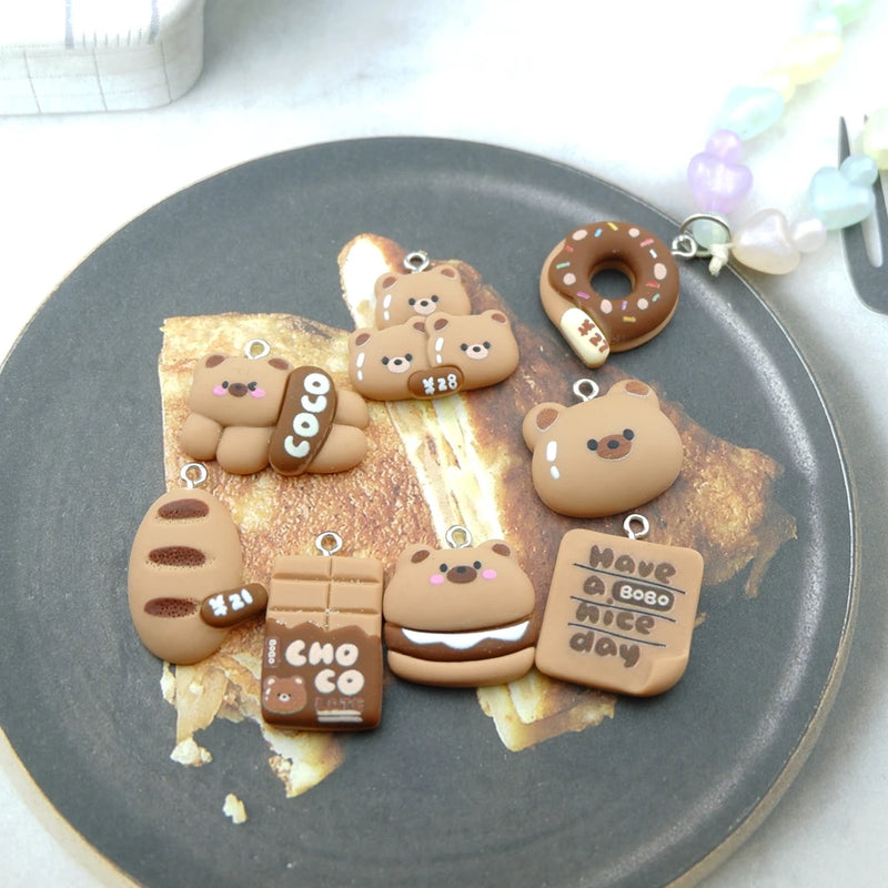 Ice Cream Earring Charms Bracelets DIY Pendants Bulk