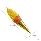 Ice Cream Model Pendant Simulation Food Dessert Cone Toy Photography Props