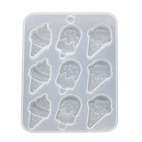 Ice Cream Popsicle Food Keychain Pendant Silicone Resin Mold