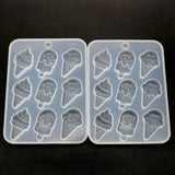 Ice Cream Popsicle Food Keychain Pendant Silicone Resin Mold