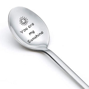 Engraved Stainless Steel Ice Cream Spoon Gift