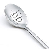 Engraved Stainless Steel Ice Cream Spoon Gift