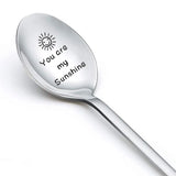 Engraved Stainless Steel Ice Cream Spoon Gift