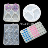 Ice Cube Ice Cream Shaped Silicone UV Resin Epoxy Molds Jewelry Making Tools