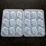Ice Cube Ice Cream Shaped Silicone UV Resin Epoxy Molds Jewelry Making Tools