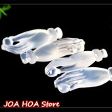 Chalcedony Guanyin Hand Carved Buddha Palm Pendant Necklace