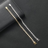 Heart Shape Stone Bracelet Brass CZ Jewelry