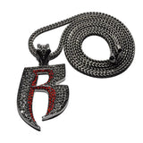 Big Crystal Lobster Clip Pendant Necklace Hip Hop R Jewelry