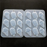 Ice Cream Mold 9 with Mirror Hand Pendant Silicone Mold