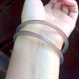Ice Green Chalcedony Agate Bracelet Emerald Green Agate Bracelet