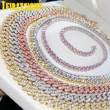 5A Zircon Tennis Chain Necklace Hip Hop Jewelry