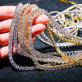 5A Zircon Tennis Chain Necklace Hip Hop Jewelry