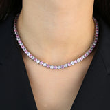 5A Zircon Tennis Chain Necklace Hip Hop Jewelry