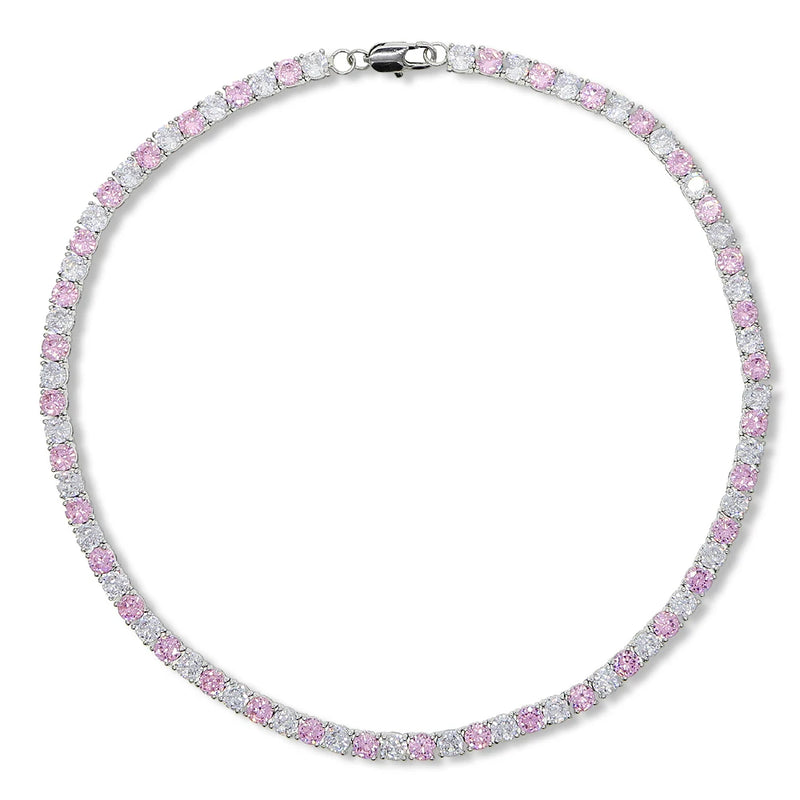 5A Zircon Tennis Chain Necklace Hip Hop Jewelry