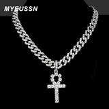 Iced Out Bling CZ Bitcoin Big Boss Pendant Necklace