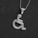 Brass CZ Pendants Hip Hop Necklace Party Gift CN242