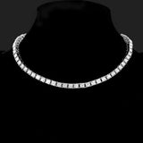 Iced Out 4mm CZ Tennis Chain Necklace for Men