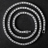 Iced Out 4mm CZ Tennis Chain Necklace for Men