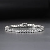Crystal Tennis Bracelet for Women Punk Hiphop AAA+ Cubic Zirconia
