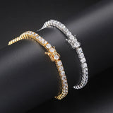 Crystal Tennis Bracelet for Women Punk Hiphop AAA+ Cubic Zirconia