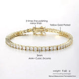 Crystal Tennis Bracelet for Women Punk Hiphop AAA+ Cubic Zirconia