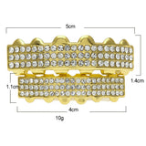 Iced Out Grillz Teeth Full Zircon Goth Hip Hop Jewelry