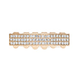 Iced Out Grillz Teeth Full Zircon Goth Hip Hop Jewelry
