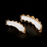 Iced Out Grillz Teeth Full Zircon Goth Hip Hop Jewelry