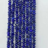 Natural Lapis Irregular Faceted Beads for Jewelry Making