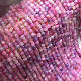 15in Plum Blossom Tourmaline 3mm Round Beads S925 Jewelry Making Set