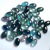 Natural Brazilian Colored Tourmaline Oval Egg Face Beads 4*6mm