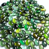 Natural Brazilian Colored Tourmaline Oval Egg Face Beads 4*6mm