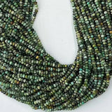 Natural Africa Turquoise Faceted Beads 2mmx3mm 2mmx4mm 4mmx6mm