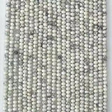 Natural Turquoise Roundel Faceted Beads 2mmx3mm - 4mmx6mm