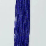 Natural Lapis Rice Beads 2mmx4mm for Jewelry Making
