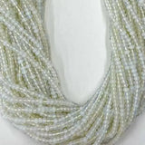 Natural Opal Roundel Faceted Beads 2mmx4mm for Jewelry Making