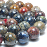 Pietersite 10mm 12mm Round Gemstone Beads for Jewelry Making